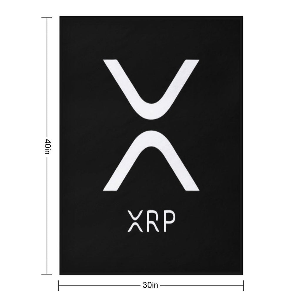 XRP RIPPLE NEW LOGO Machine-washable Throw Blanket