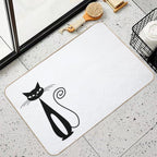 Mcm Atomic Cat  Easy To Clean Bath Mat