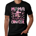 Mama Of The Birthday CowGirl Coquette Rodeo Mama  Quick-drying T-Shirt