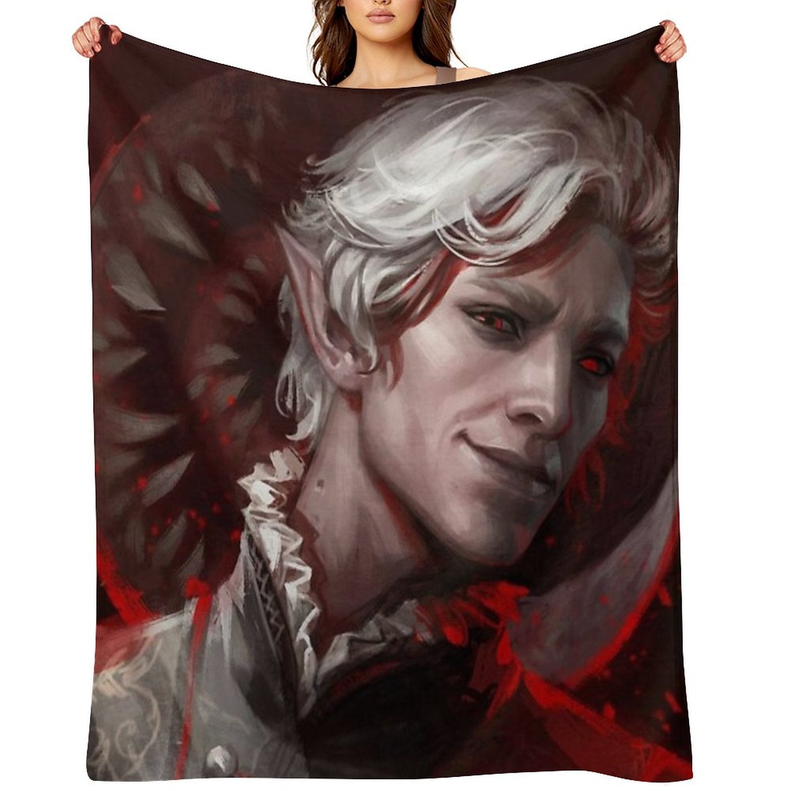 Baldurs Gate 3 Astarion Multi-functional Throw Blanket
