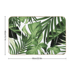 Tropical Jungle Leaves Pattern #12 #tropical #decor #art  Stain-Proof Bath Mat