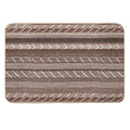 Copper - Boho Stripe -  Easy Maintenance Bath Mat
