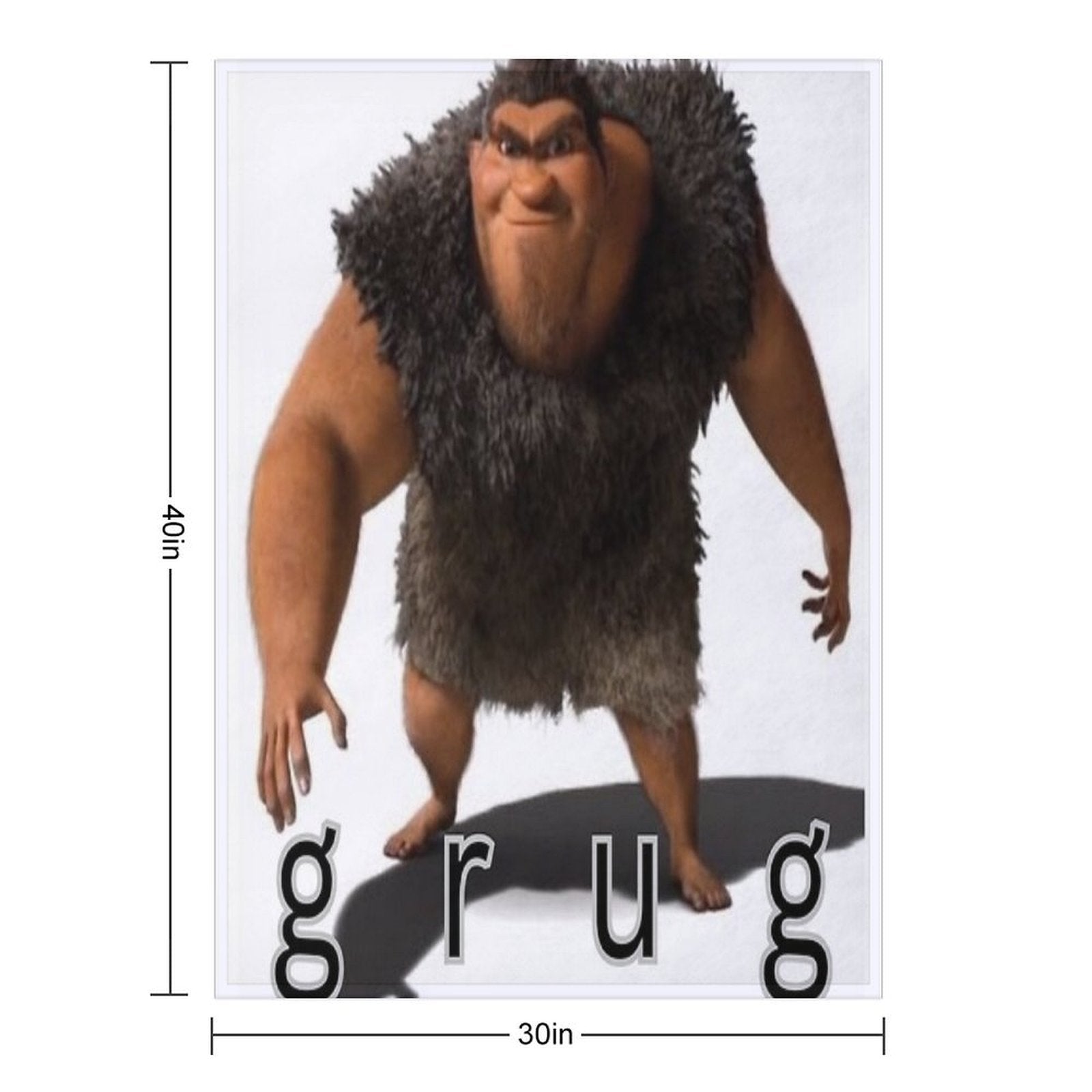 I Call It Grug Travel-friendly Throw Blanket