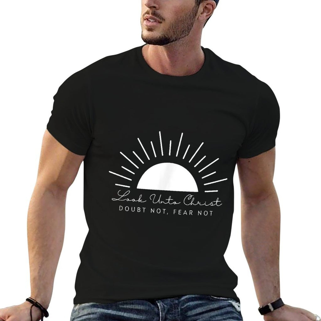 Look Unto Christ 2025 LDS Youth Theme Camp Sunburst  Quick-drying T-Shirt