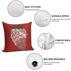 Strawberry Fields Forever Soft Ultra-Soft Texture Throw Pillow