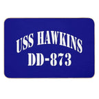 USS HAWKINS (DD-873) SHIP'S STORE  Easy To Clean Bath Mat