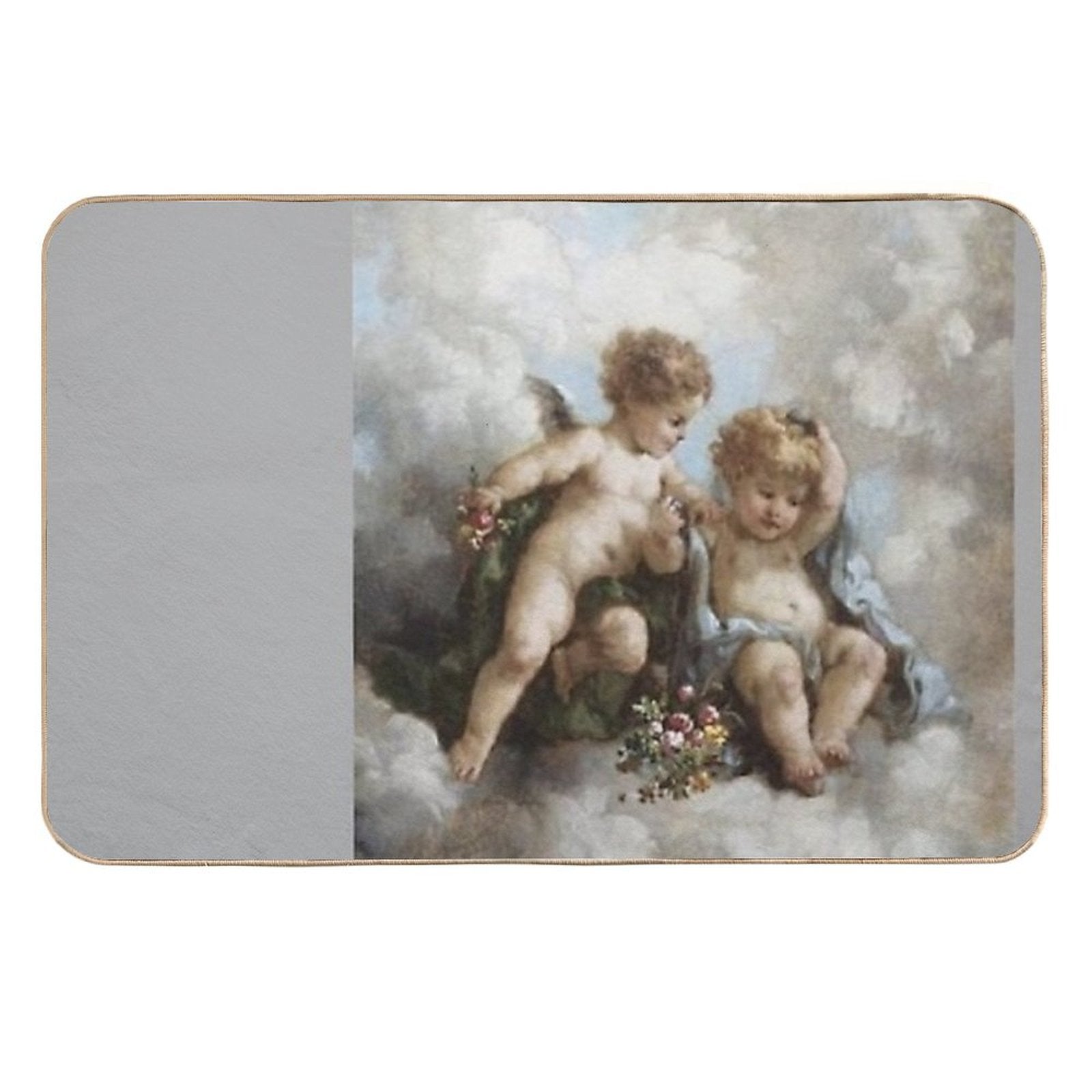 Cherub Renaissance Art Aesthetic UPDATED  Eco-Friendly Bath Mat