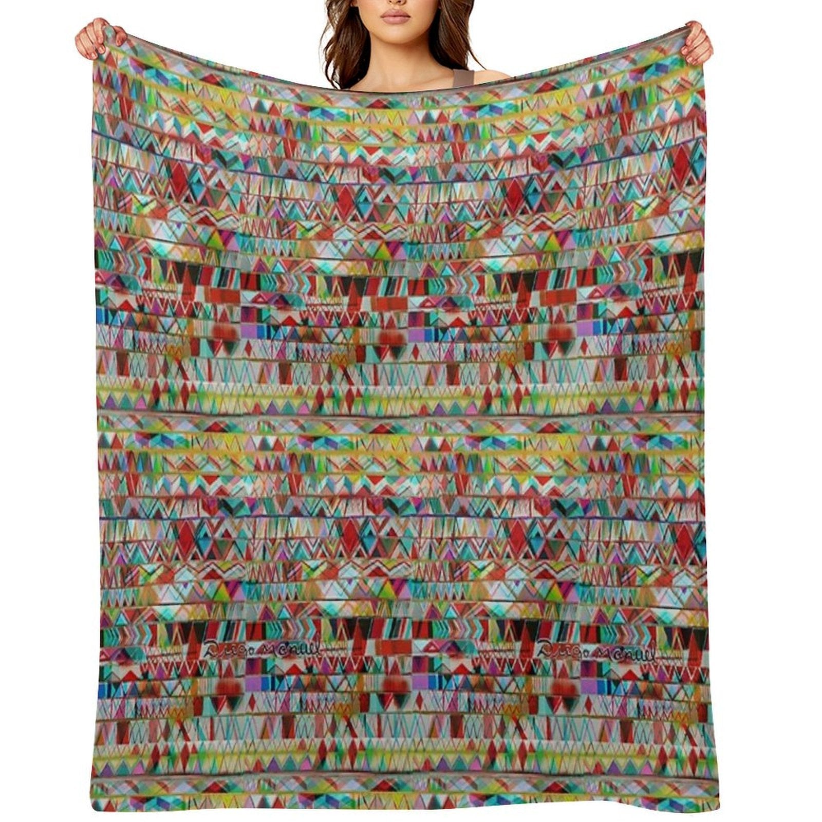 Composition 24 2 Eco-conscious Throw Blanket