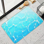 Anime Water Pattern  Toxin-Free Bath Mat
