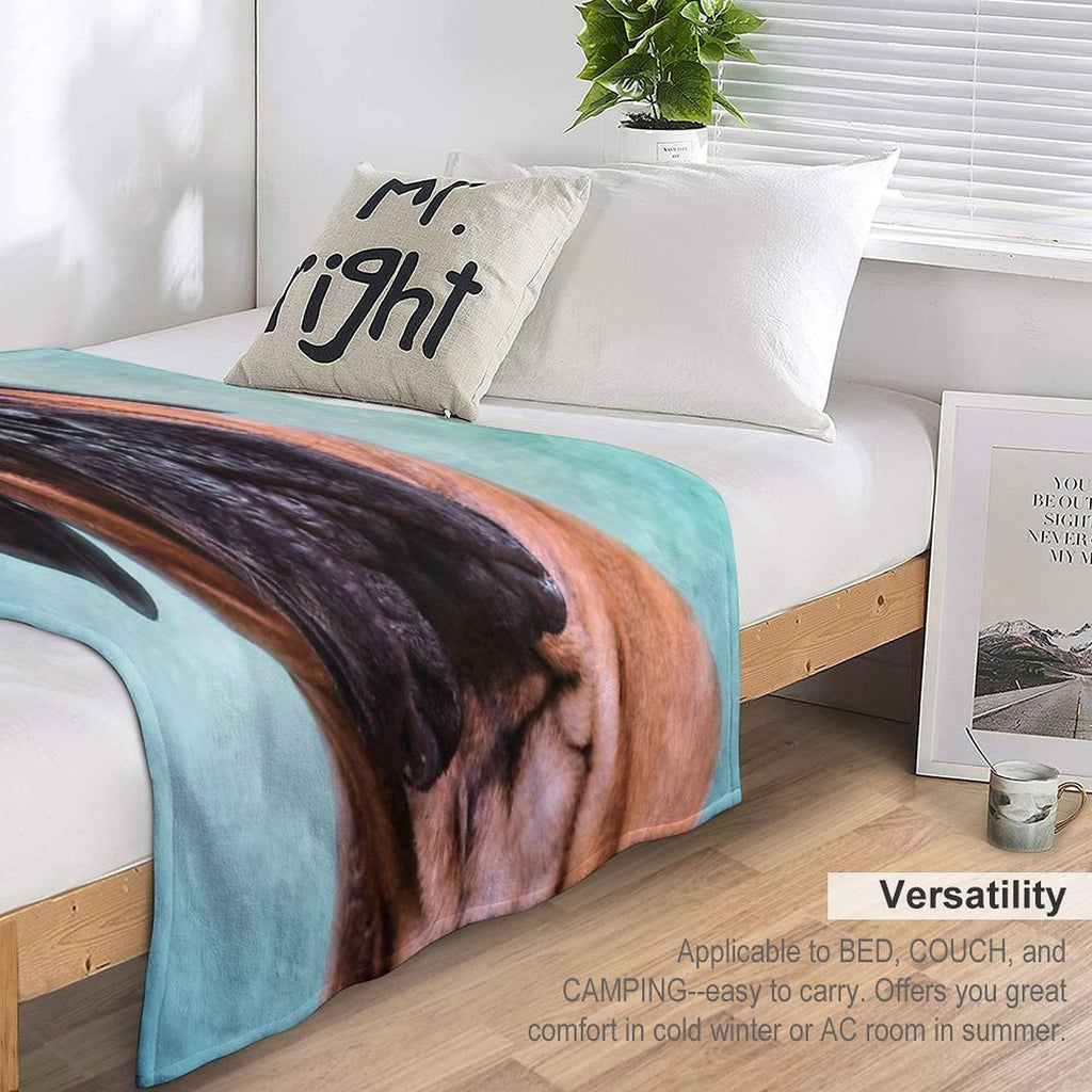 Bullmastiff Dog Sustainable Throw Blanket