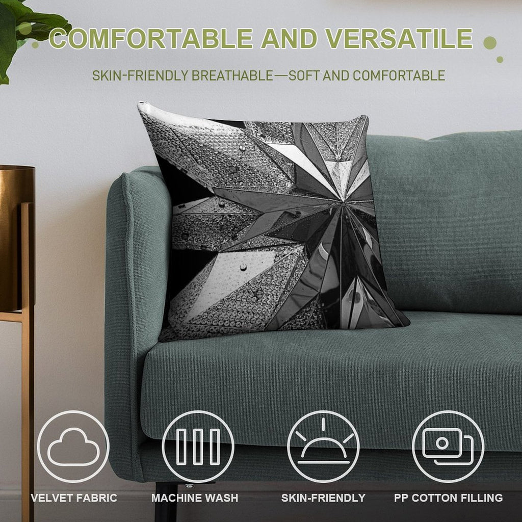Swarovski Star Soft Skin-Friendly Throw Pillow
