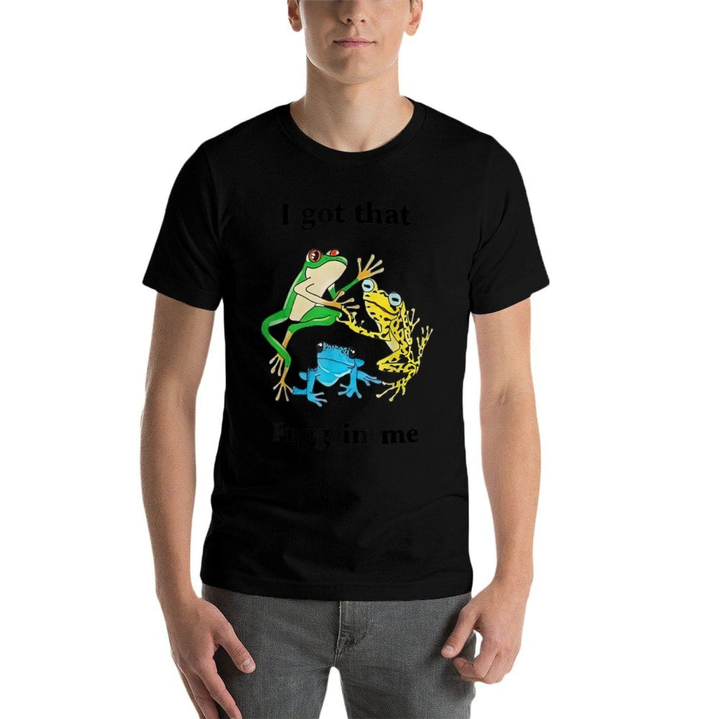 I Got That Frog In Me Funny For Men Women  Summer-ready Fabric T-Shirt