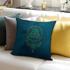 ~Blue Wisdom~ Soft Bedroom Essential Throw Pillow