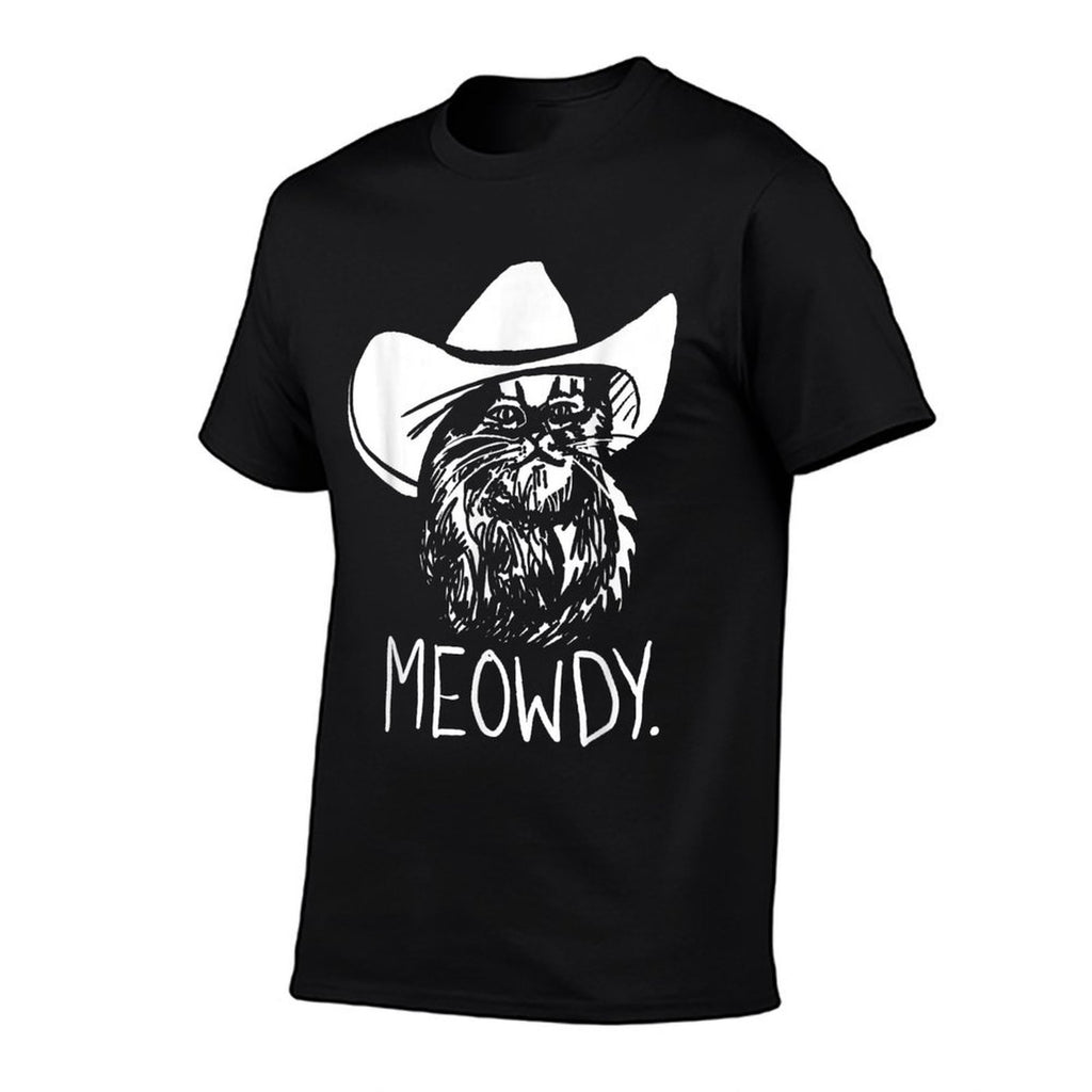 Meowdy Texas Cat Meme Men Women Girls Kids  Soft T-Shirt