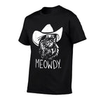 Meowdy Texas Cat Meme Men Women Girls Kids  Soft T-Shirt