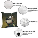 Pigglehaube Soft Multiple Sizes Throw Pillow