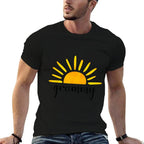 Grammy of The Birthday First Trip Around The Sun Birthday  Summer-ready Fabric T-Shirt