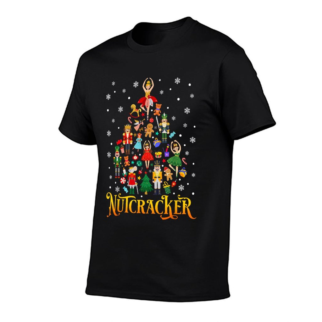 Vintage Christmas Nutcracker Squad Matching Family Christmas  Slim-fit Cut T-Shirt