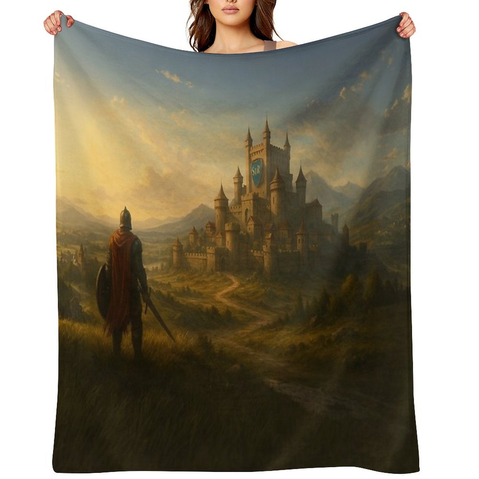 Sunrise Over SuR Multi-functional Throw Blanket
