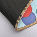 Abstract Watercolor Bliss - Artistic Splash Pattern  Non-Slip Bath Mat