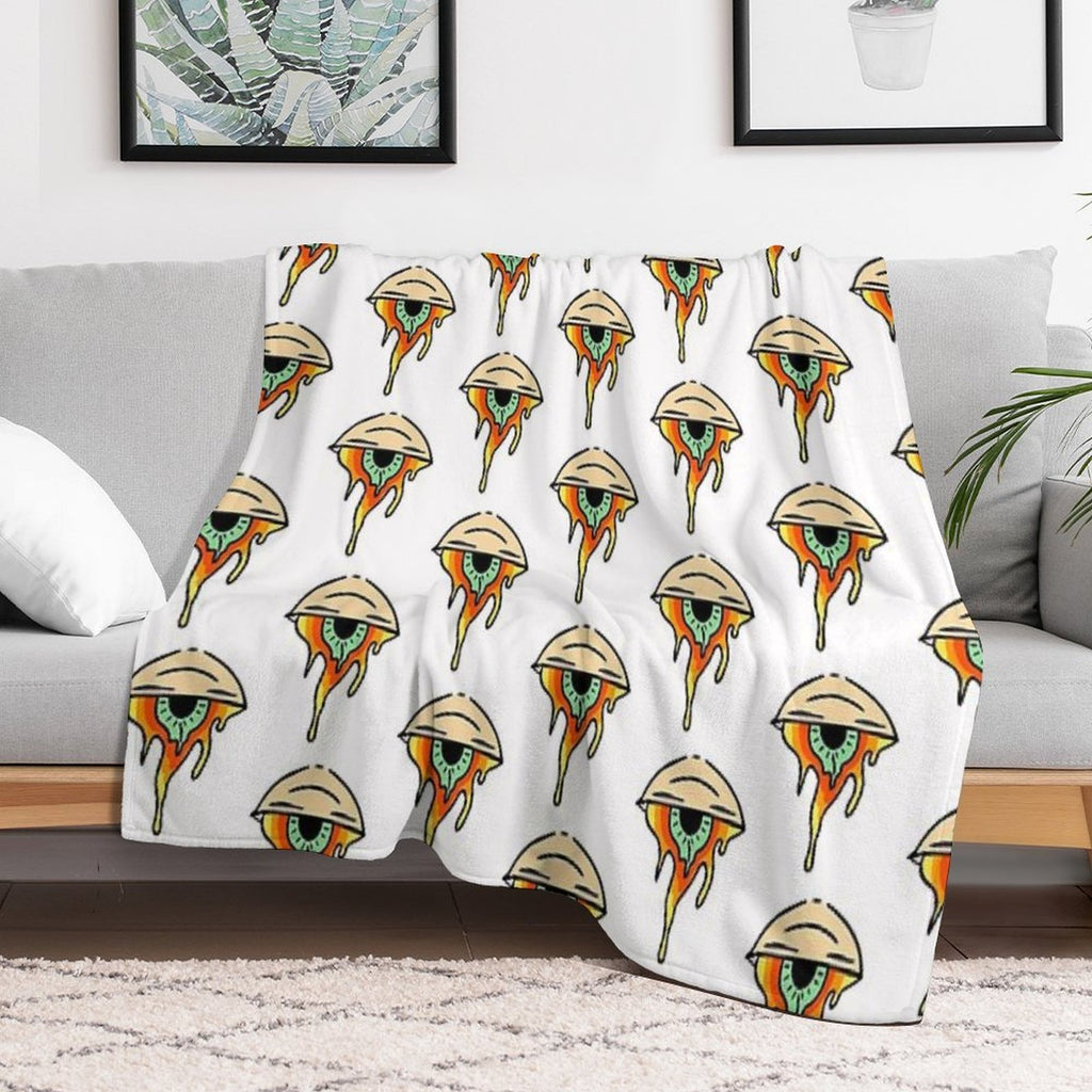 Trippy Eye Shrink-resistant Throw Blanket