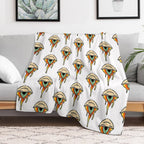 Trippy Eye Shrink-resistant Throw Blanket