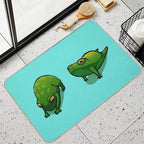 Yoga Frog  Dirt-Trapping Bath Mat