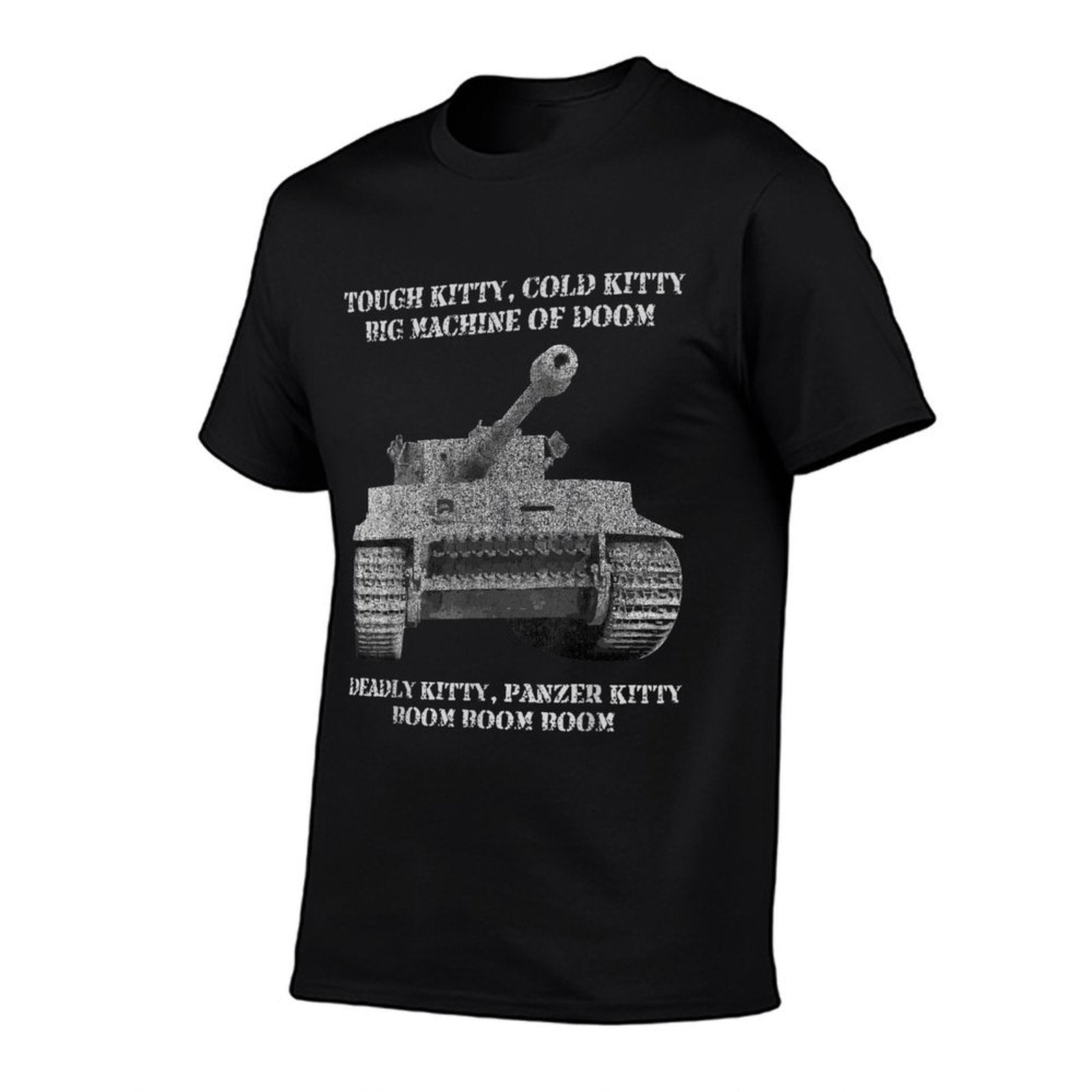 Tiger Panzer Tank Meme Tough Kitty, Cold Kitty Gift  Versatile T-Shirt