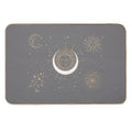 Sun Moon Stars  Fade-Resistant Bath Mat