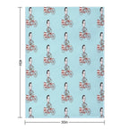 My Bike - Pee Wees Big Adventure Plush Throw Blanket