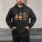 Subtle Bird Anti Trump Shirt Retro Bird Finch Duck Turkey Durable Construction Hoodie