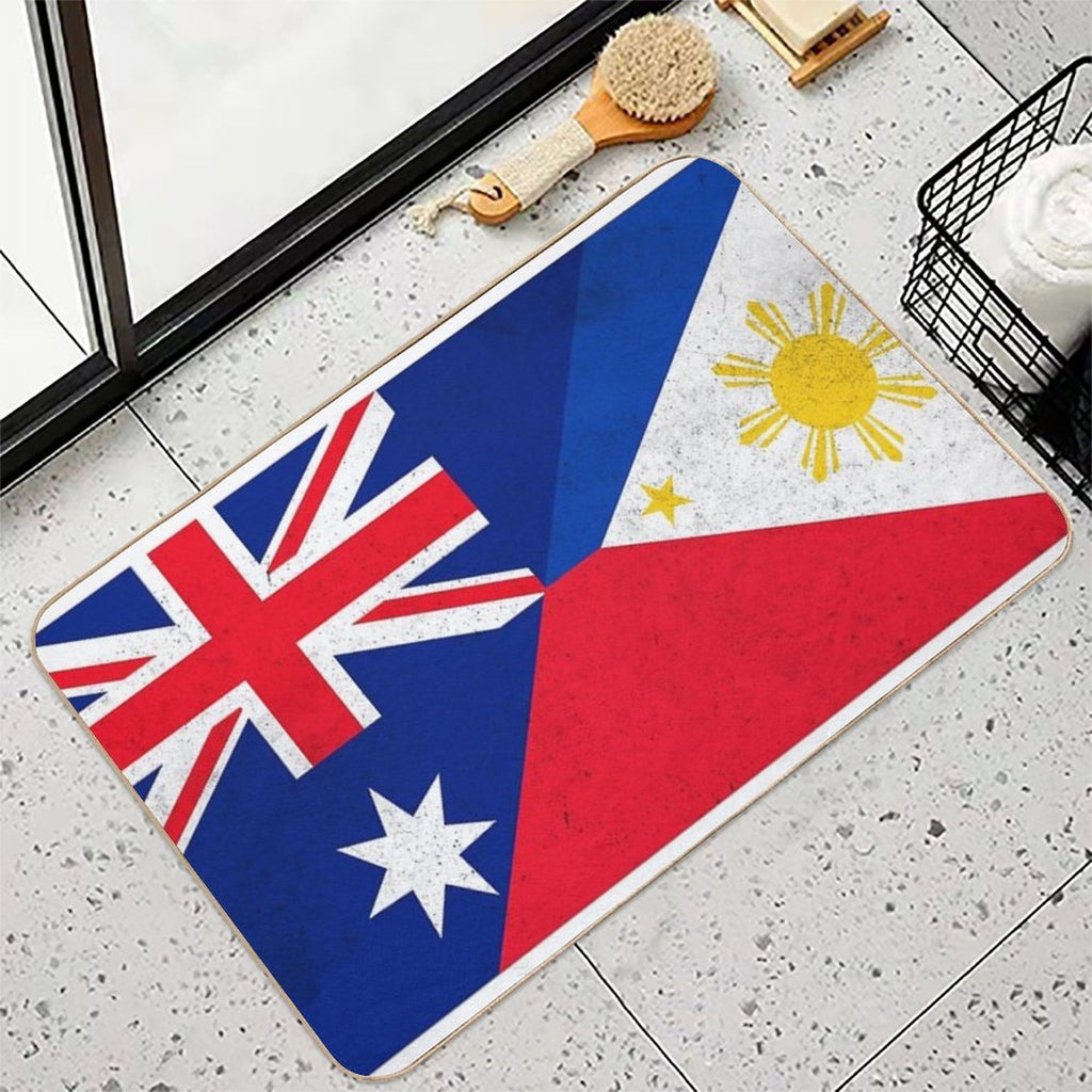 Filipino Australian  Stain-Proof Bath Mat