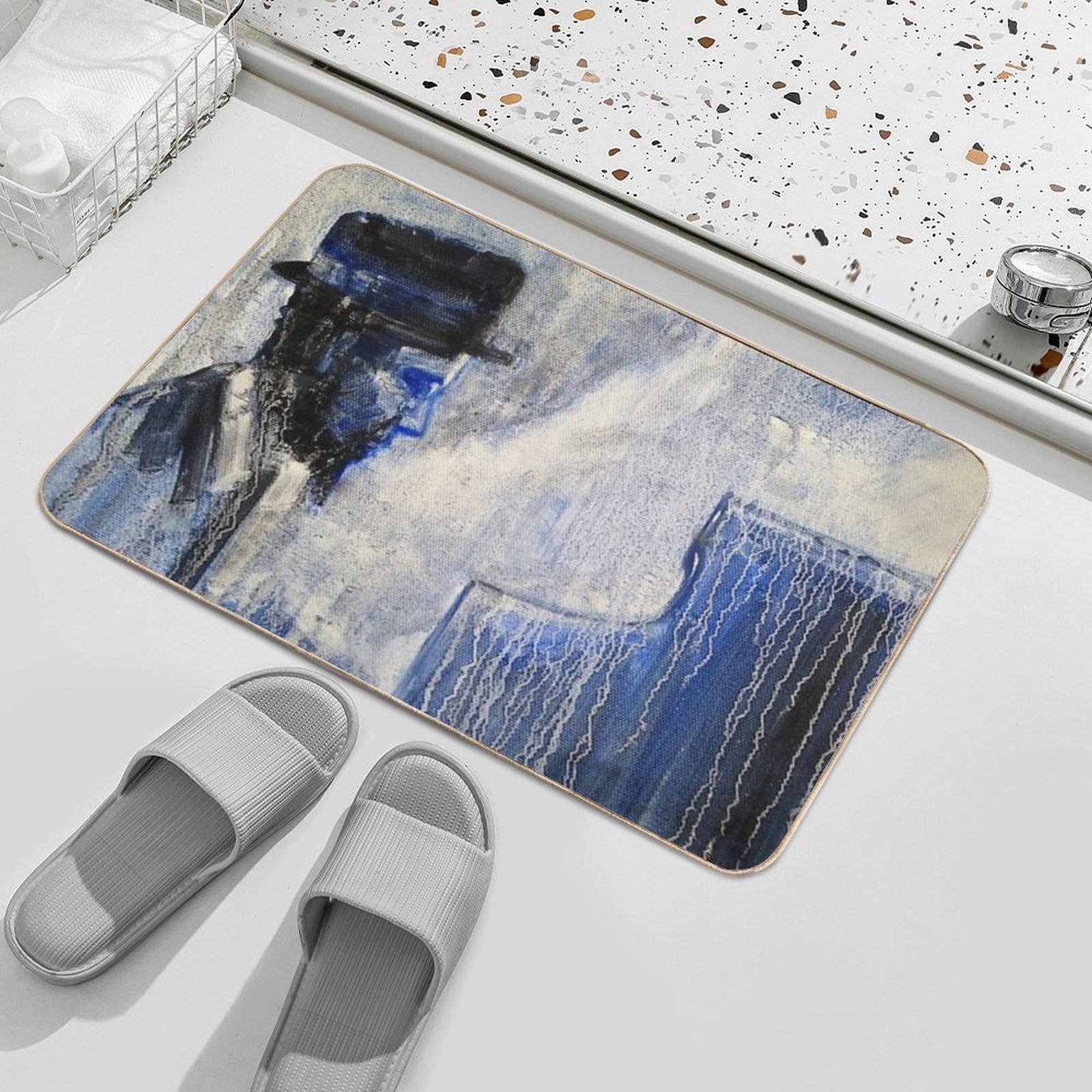 Thelonious Monk - Jazz - Painting.  Versatile Bath Mat