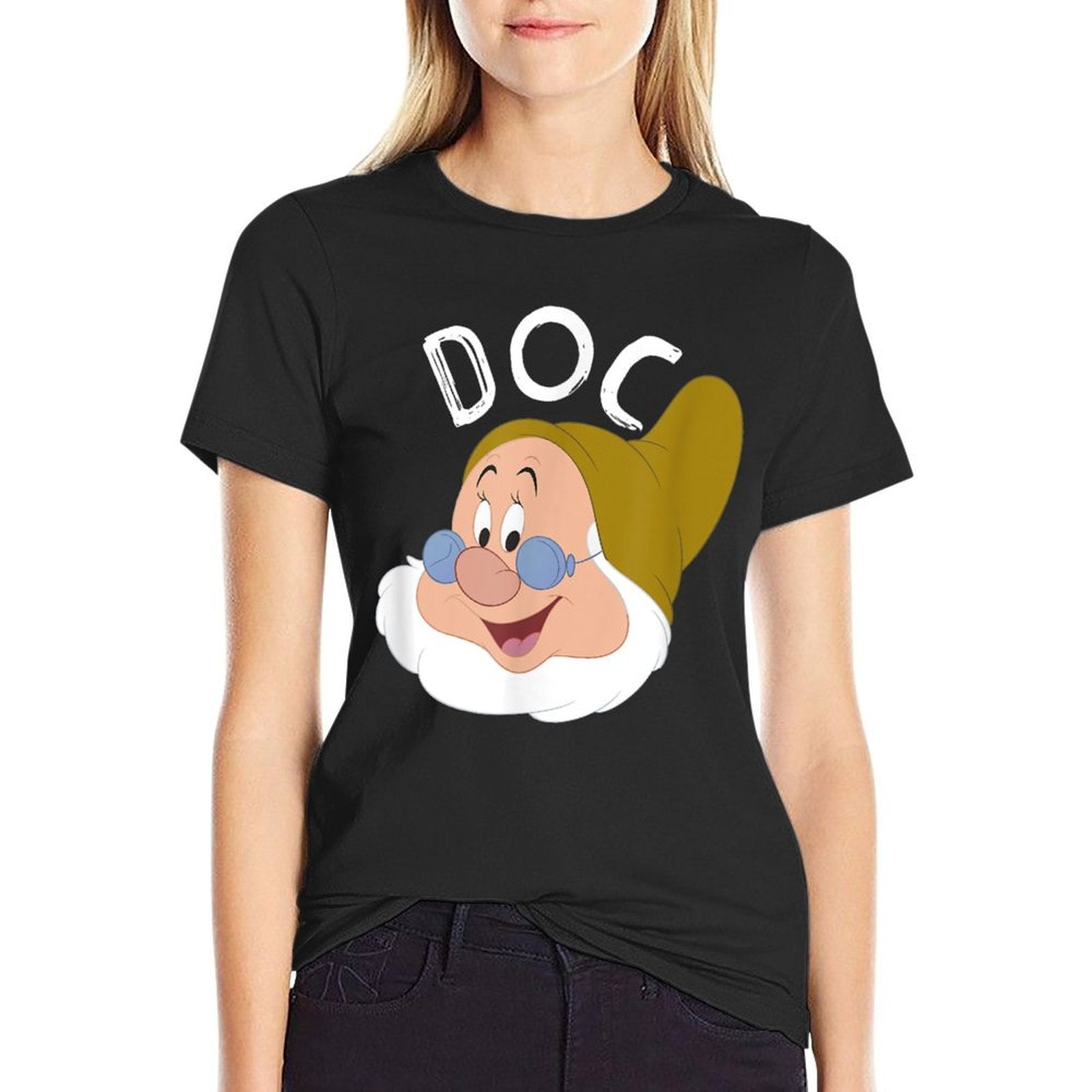 Disney Snow White  The Seven Dwarfs Doc Face  Affordable Price T-Shirt