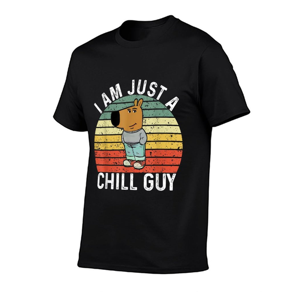 Chill Guy Meme Dog Funny Internet Meme for Men Women Girls Kids  Oversized Silhouette T-Shirt