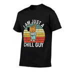 Chill Guy Meme Dog Funny Internet Meme for Men Women Girls Kids  Oversized Silhouette T-Shirt
