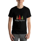 Scottish Gaelic Merry Christmas Nollaig Chridheil Plaid Tree  Breathable T-Shirt