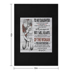 To My Daughter I Closed My Eyes For But A Moment And Suddenly Shrink-resistant Throw Blanket