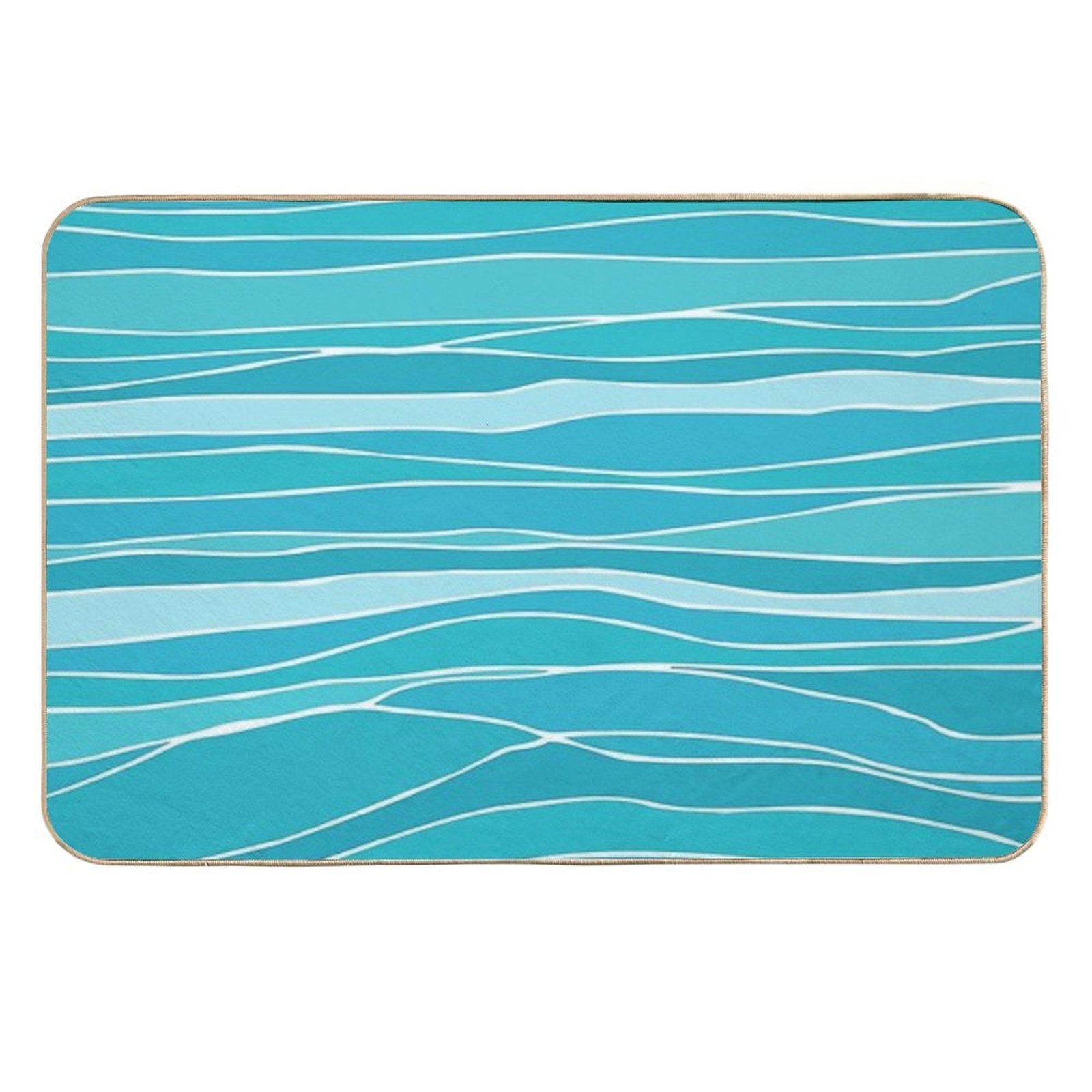 Summer Sea - Inspired by Disney Beach Club  Anti-Trip Bath Mat