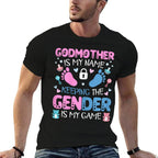 Godmother Gender Keeper Of The Gender Reveal Cute Godmother  Soft T-Shirt