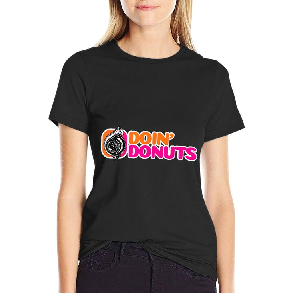Doin Donuts - Funny Racing  Drift Car Enthusiast Mechanic  Vintage-inspired T-Shirt