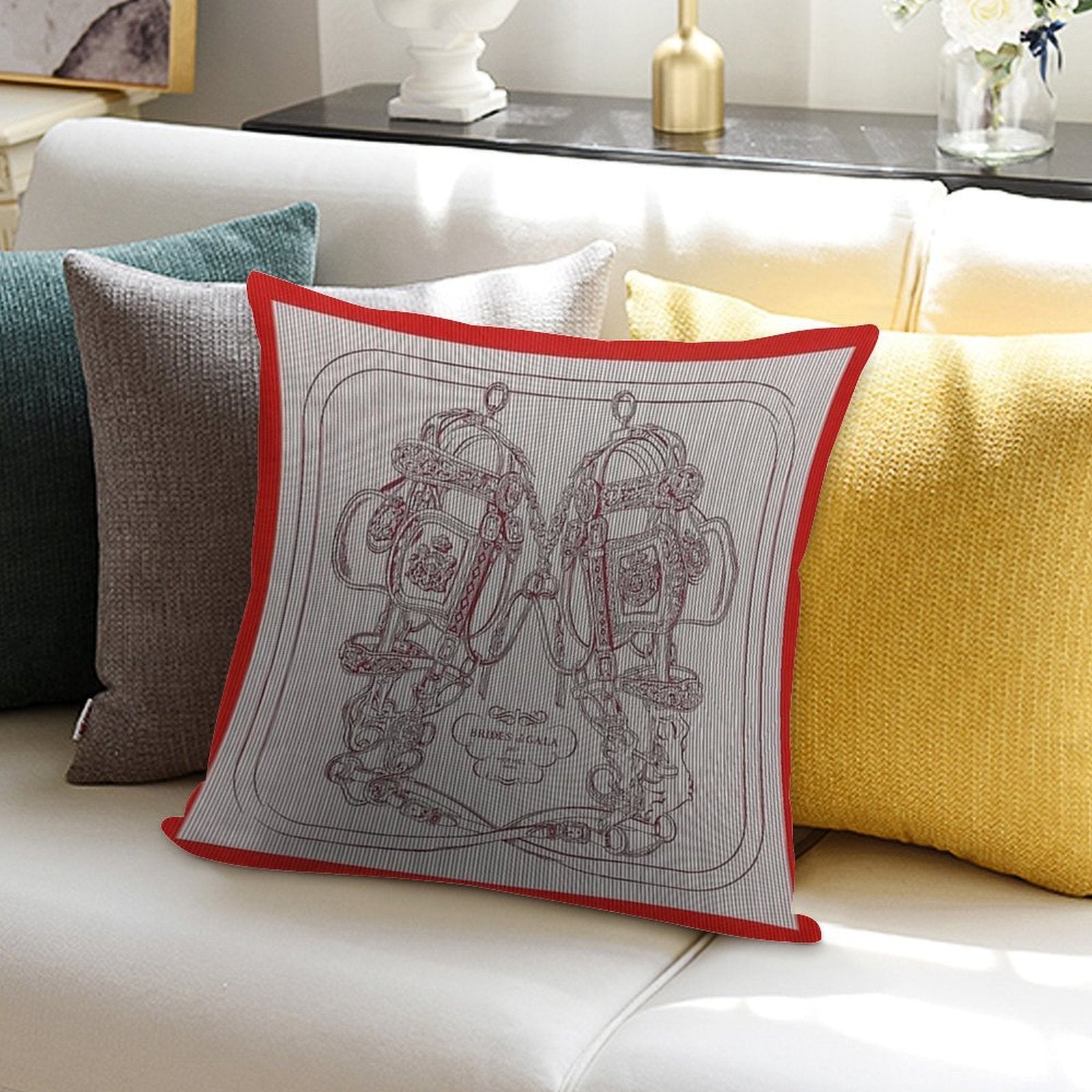 Brides De Gala Finesse 90 Soft Multiple Sizes Throw Pillow