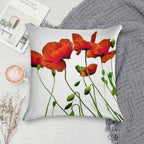 Poppies Soft Easy Maintenance Throw Pillow
