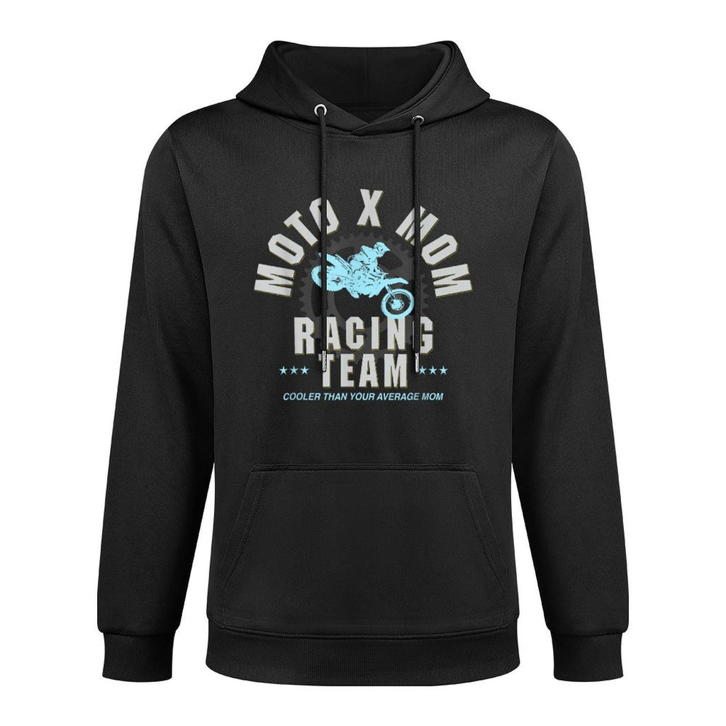 Moto Mom Dirt Bike Racing Birthday Gift Customizable Surface Hoodie