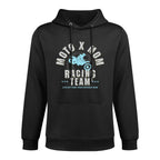 Moto Mom Dirt Bike Racing Birthday Gift Customizable Surface Hoodie