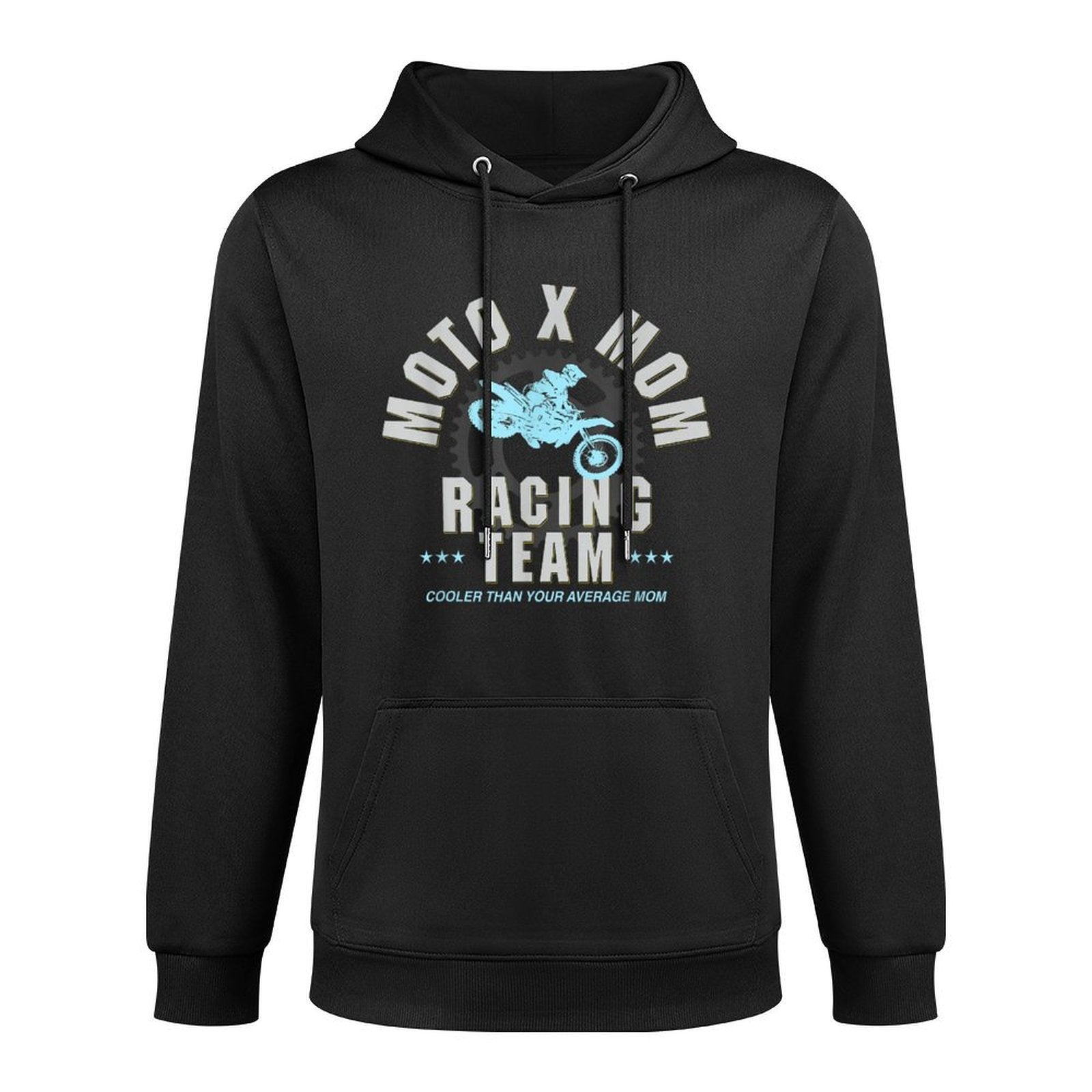 Moto Mom Dirt Bike Racing Birthday Gift Customizable Surface Hoodie
