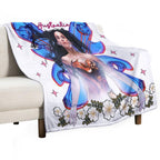 Perry Tour 2025  Katy Australia Print Tee  Butterfly Inspiration  Lifetimes Concert Tour Gift Men Woman Kids Multi-functional Throw Blanket