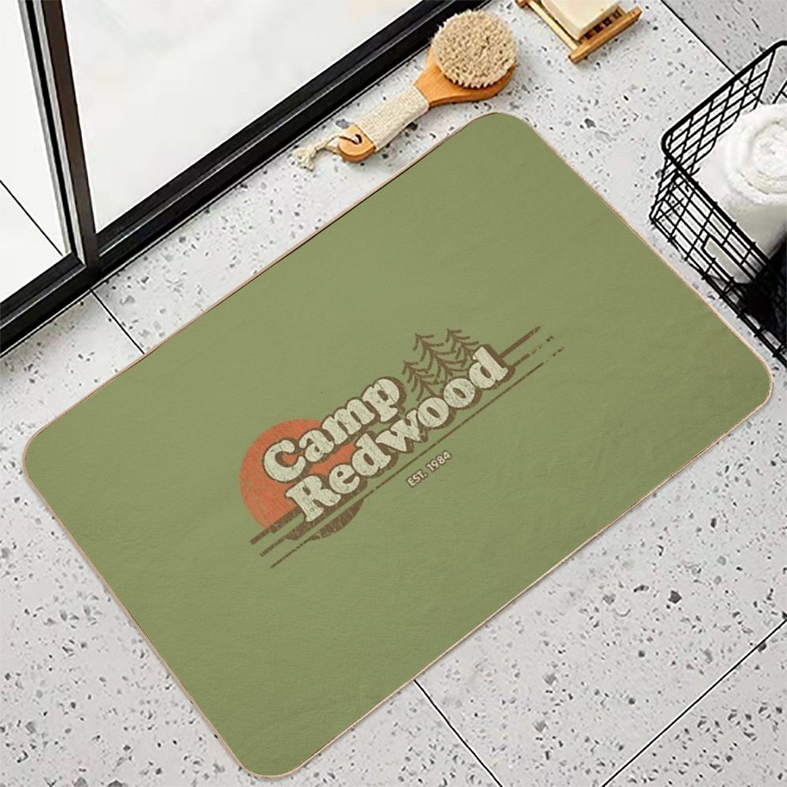 Camp Redwood 1984  High-Traffic Bath Mat