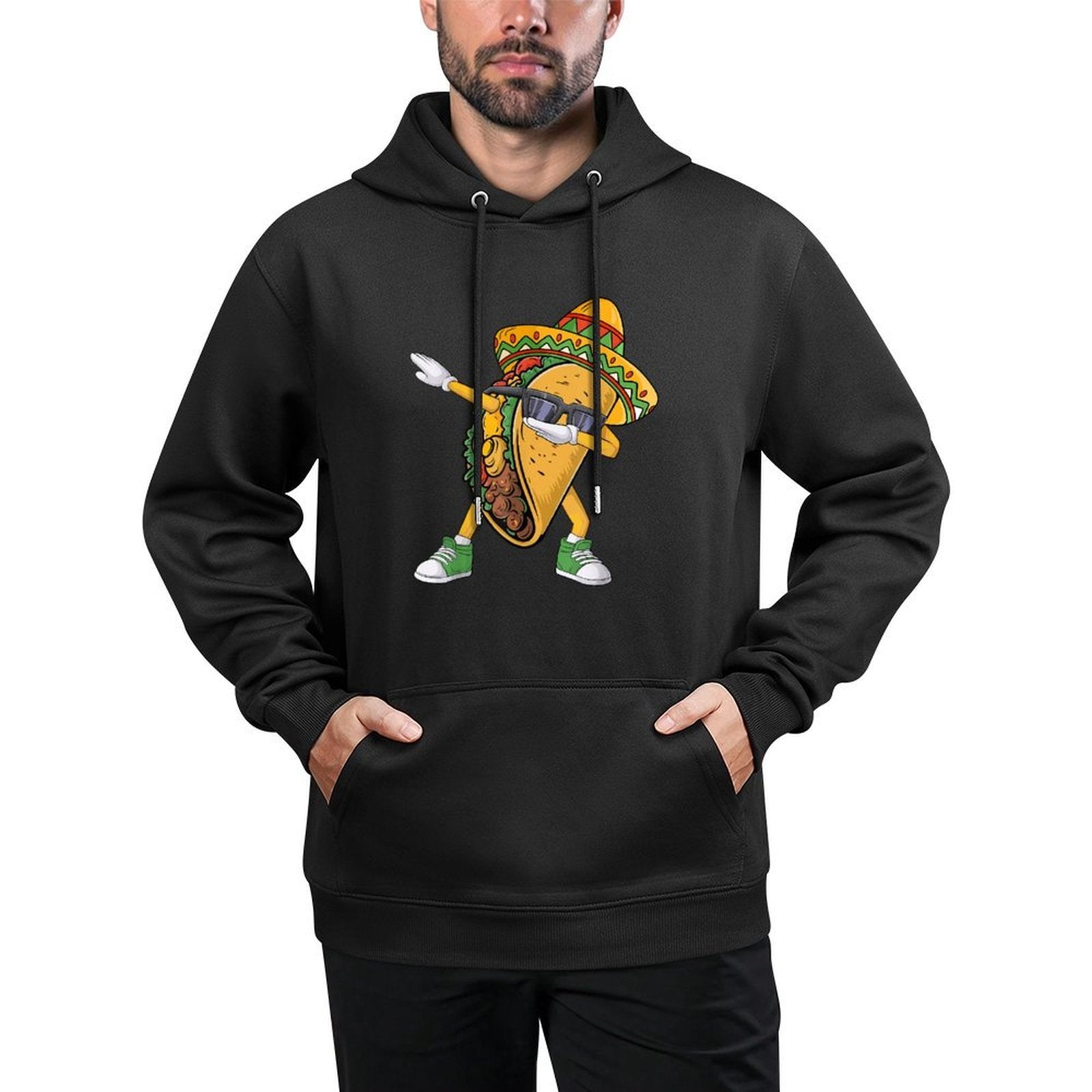 Dabbing Taco Cinco De Mayo Funny Mexican Food Dab Boys Kids Unisex Design Hoodie