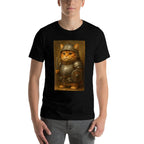 Cat Knight Funny Meme  Heathered Texture T-Shirt